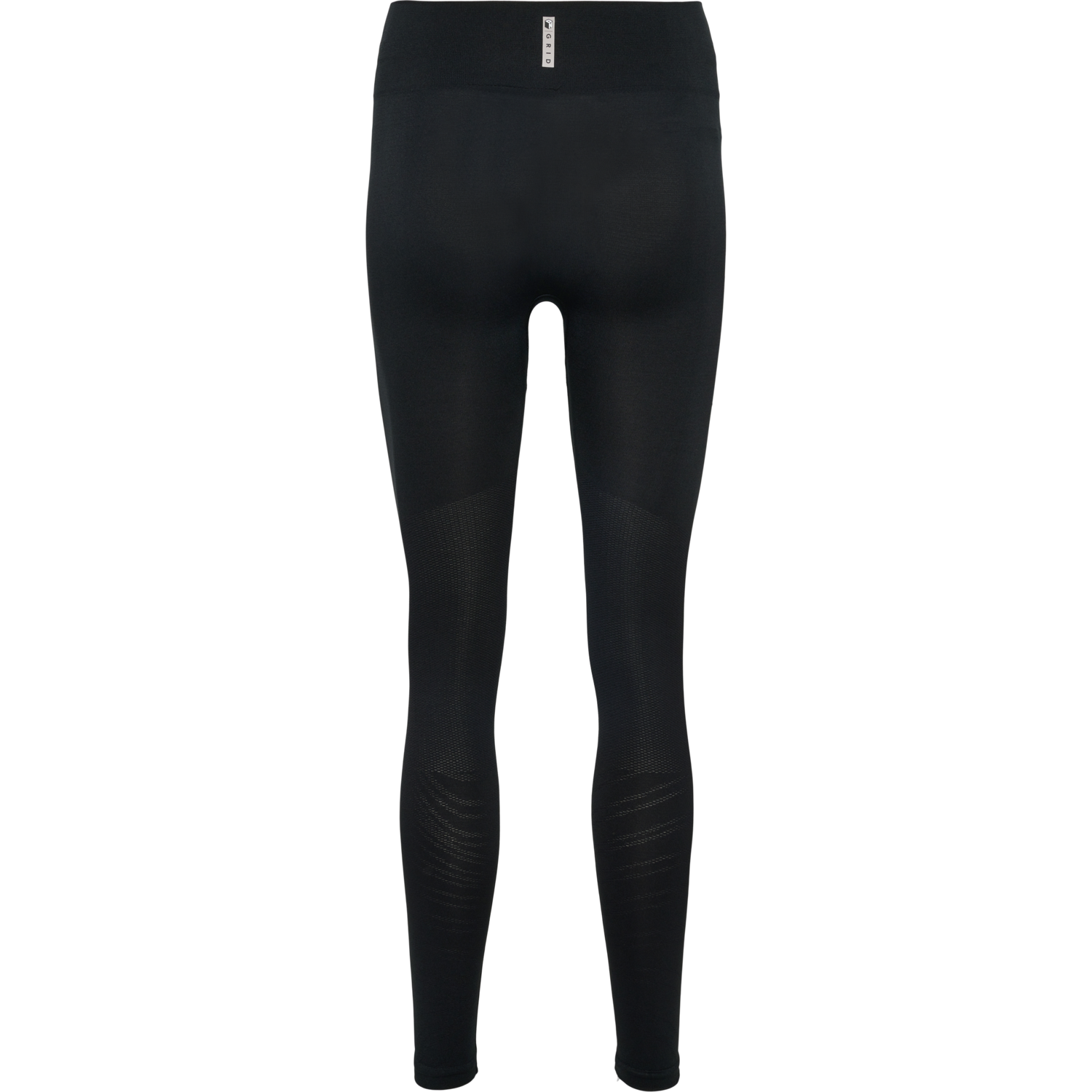hmlONGRID HW SEAMLESS TIGHTS WO, JET BLACK/FORGED IRON, packshot