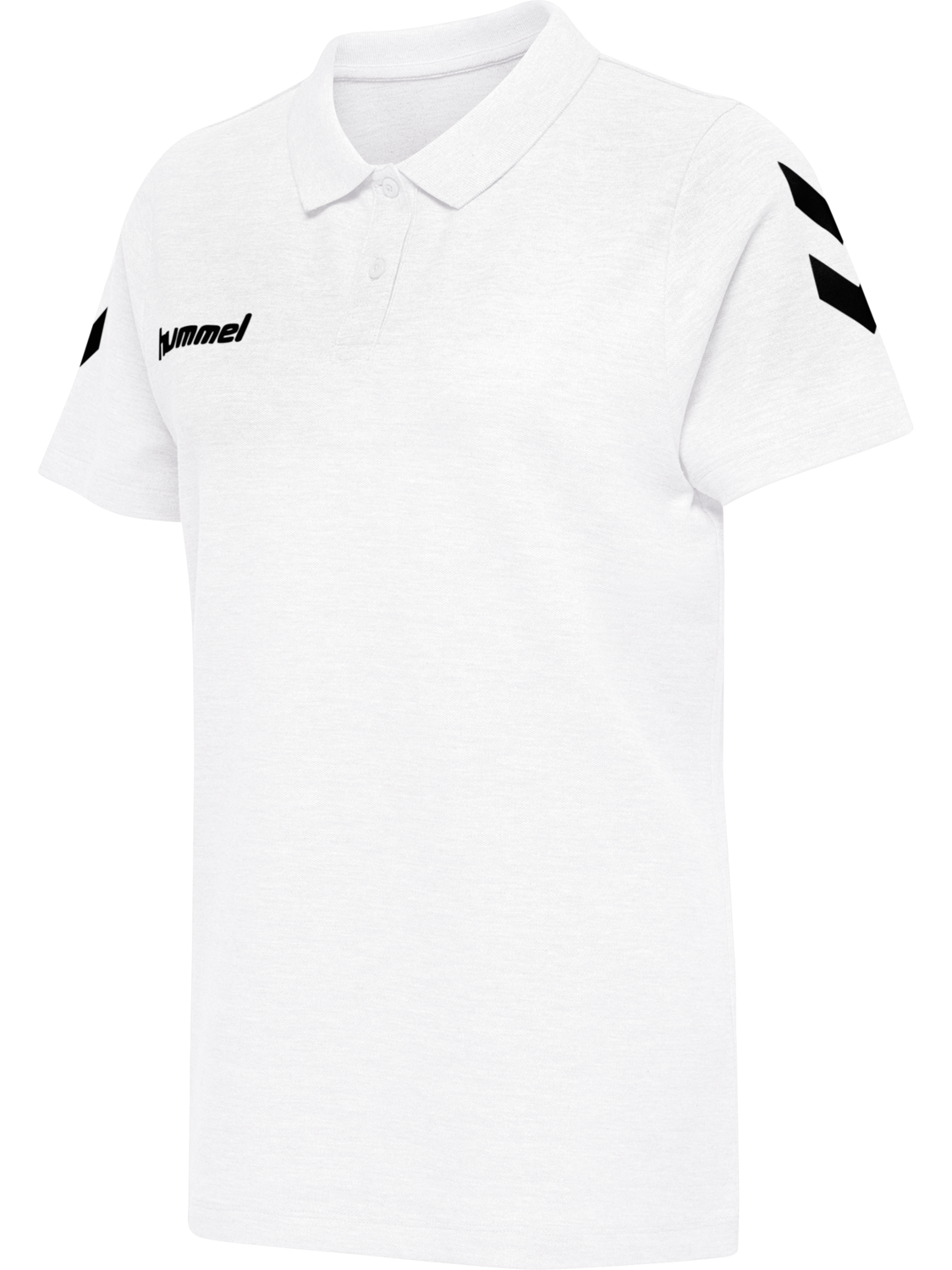 HMLGO COTTON POLO WOMAN, WHITE, packshot