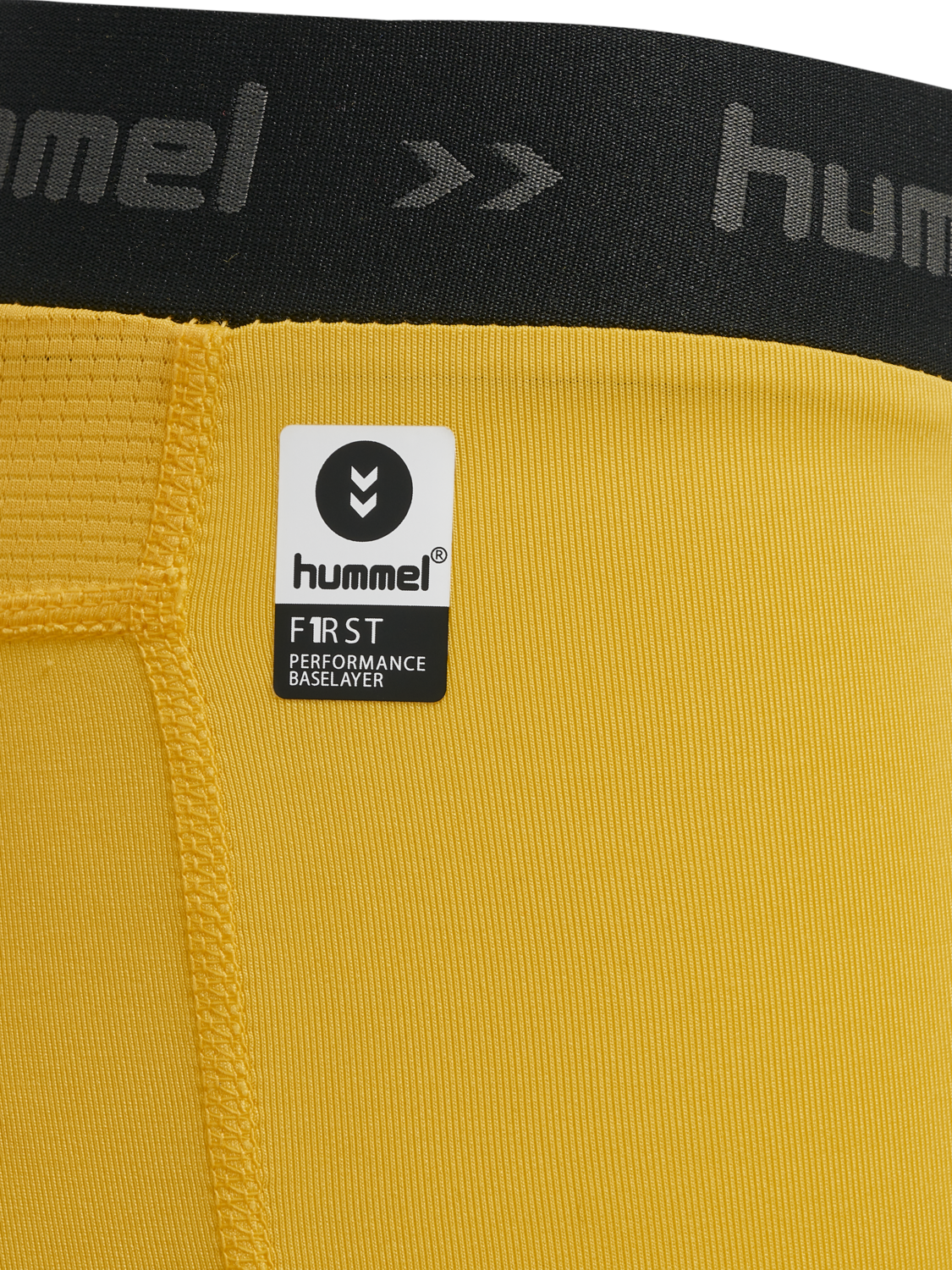 HML FIRST PERFORMAN KIDS TIG SHORTS, SPORTS YELLOW, packshot