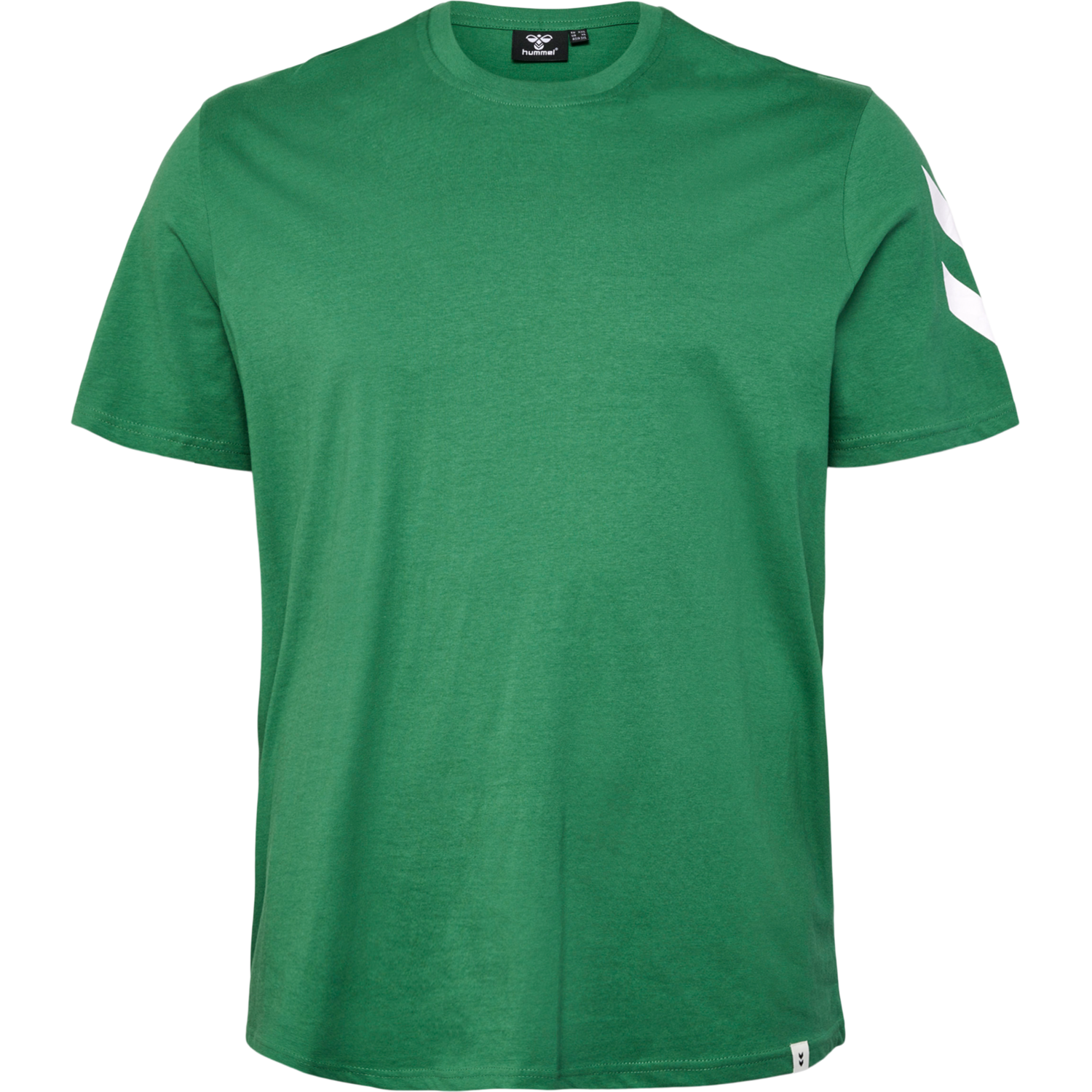 hmlLEGACY CHEVRON T-SHIRT PLUS, FOLIAGE GREEN, packshot