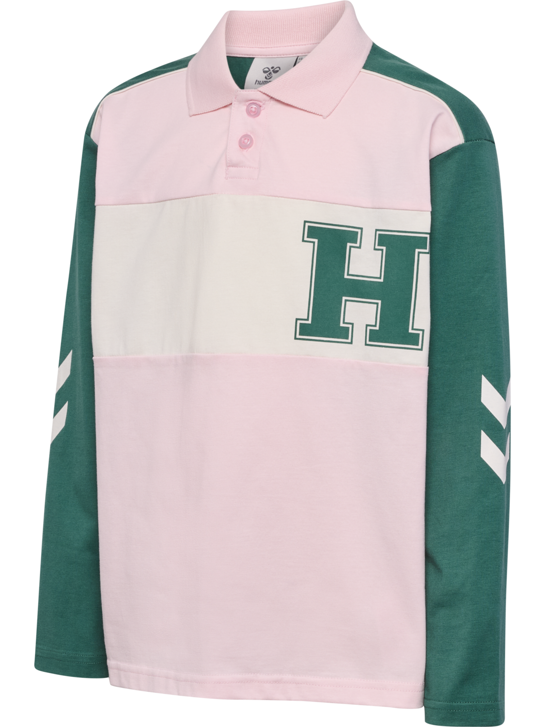 hmlROBIN JERSEY POLO L/S, BALLERINA, packshot
