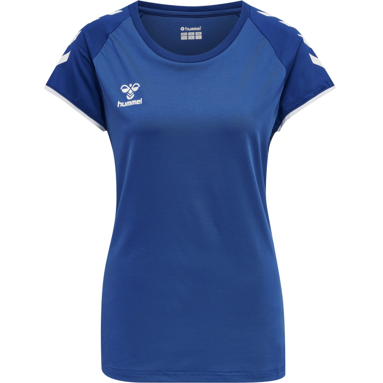 hmlCORE VOLLEY STRETCH TEE WO, TRUE BLUE, packshot