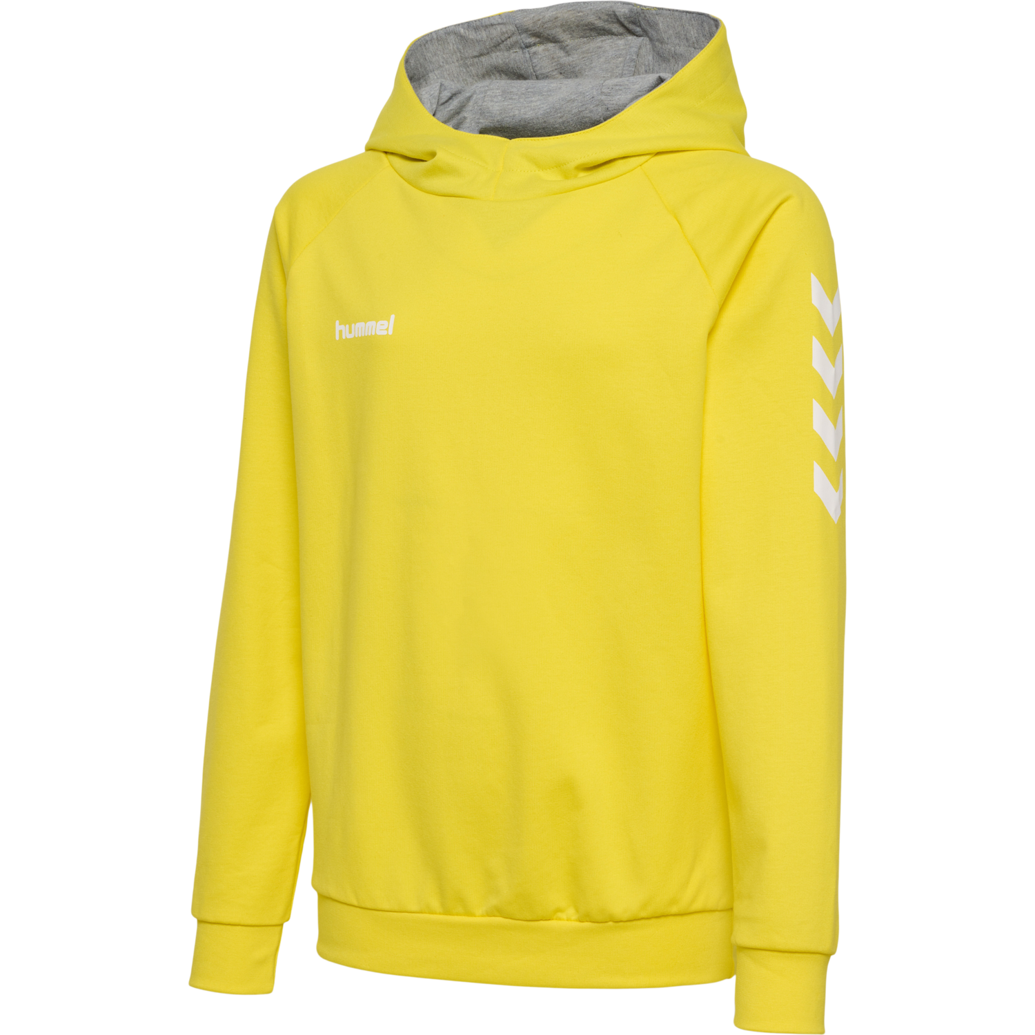 HMLGO KIDS COTTON HOODIE, BLAZING YELLOW, packshot