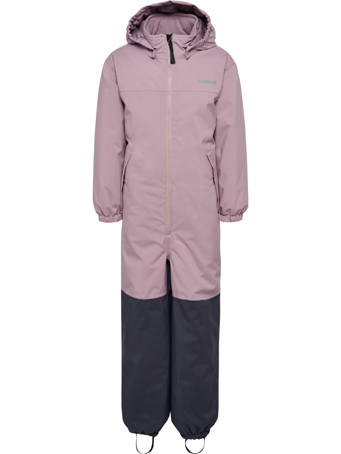 hmlJR BLOCK SNOWSUIT WP, SEA FOG, packshot