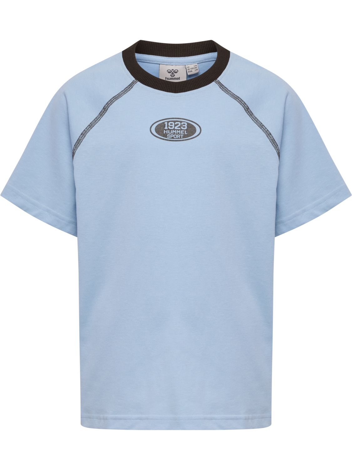 hmlTIMMI RAGLAN T-SHIRT S/S, CASHMERE BLUE, packshot