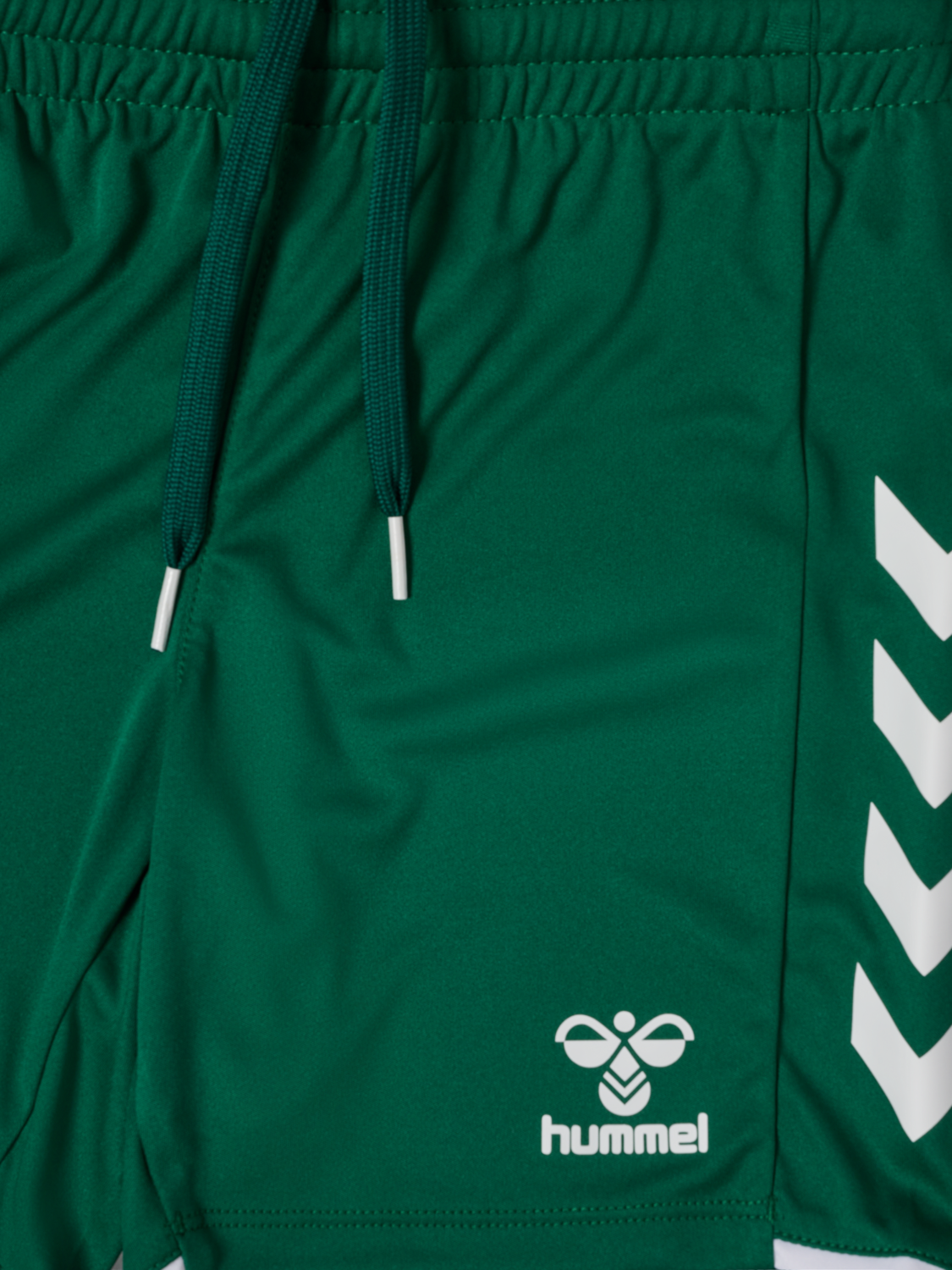 hmlCORE 2.0 SHORTS KIDS, EVERGREEN/WHITE, packshot