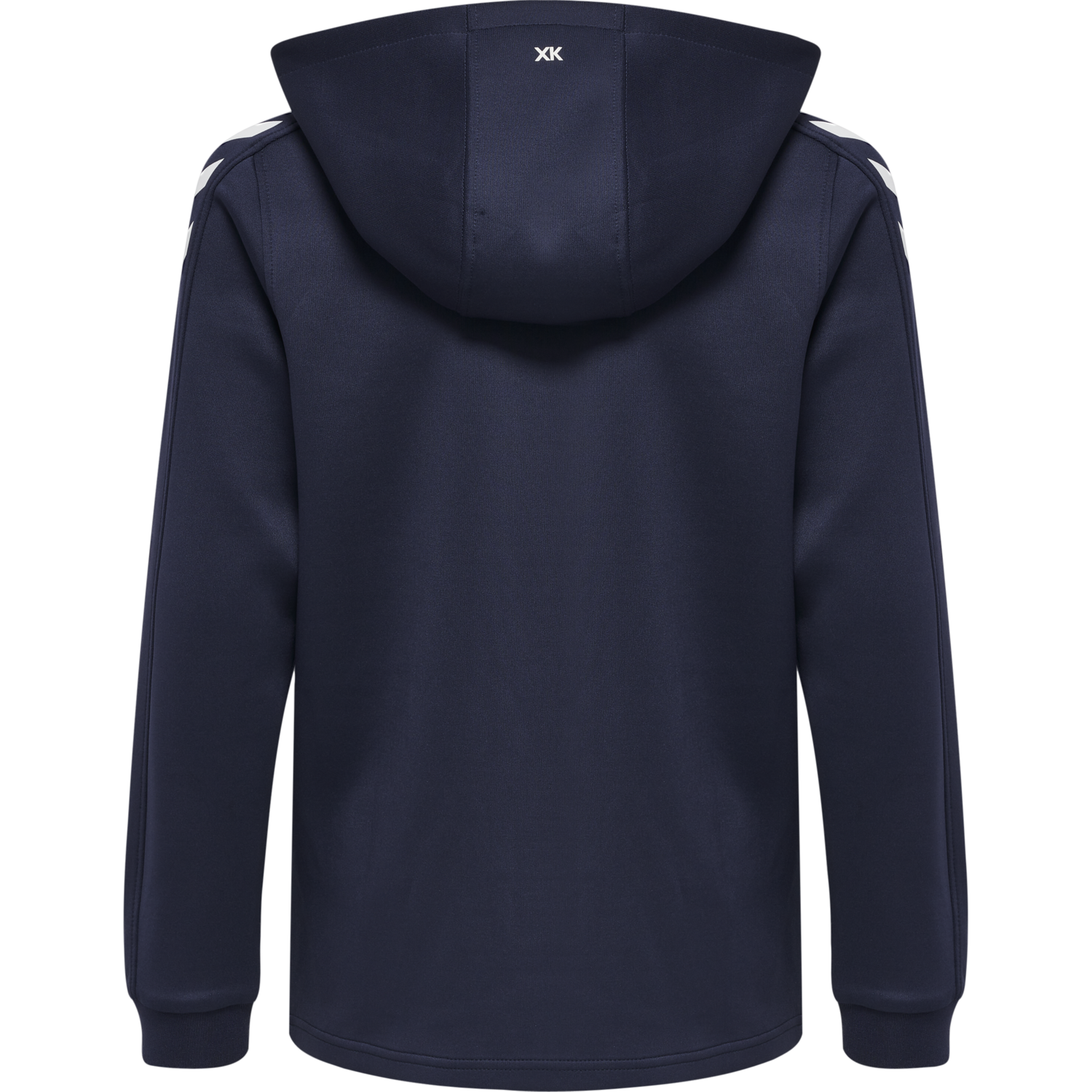 hmlCORE XK POLY ZIP HOOD SWEAT KIDS, MARINE, packshot