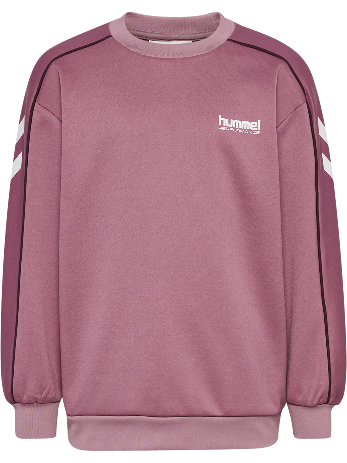 hmlJR INTERLOCK CREWNECK, WISTFUL MAUVE, packshot