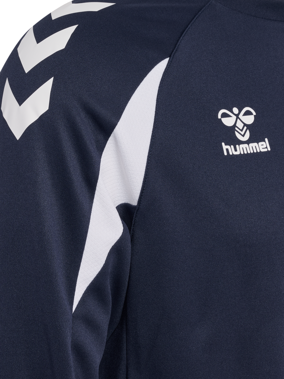 hmlCORE 2.0 CREW NECK, MARINE/WHITE, packshot