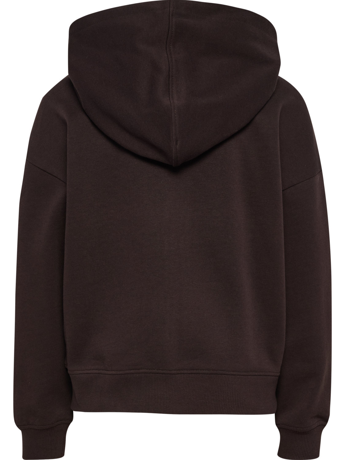 hmlJR JUMP BOXY ZIP CARDIGAN, CHOCOLATE TORTE, packshot