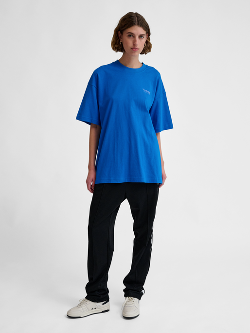 hmlLOOSE T-SHIRT S/S BEES STADIUM, SKYDIVER, model