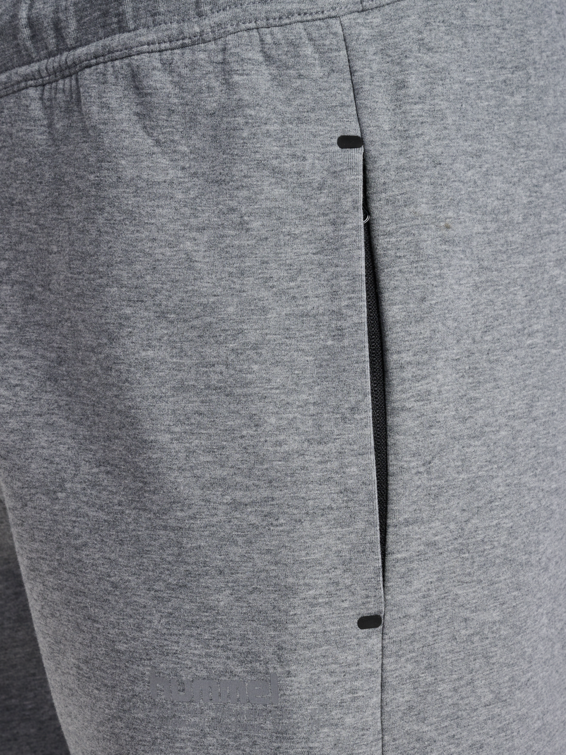 hmlTECH FLEECE REGULAR PANTS, GREY MELANGE, packshot