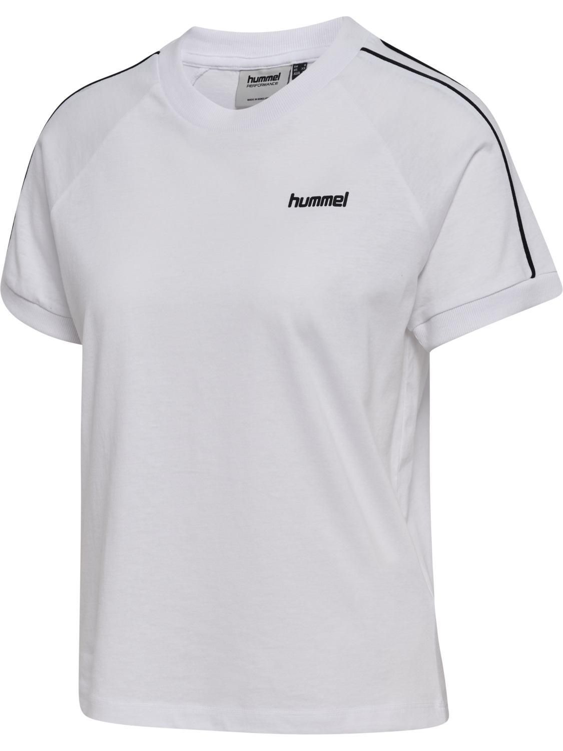 hmlPULSE PIPING W T-SHIRT S/S, WHITE, packshot