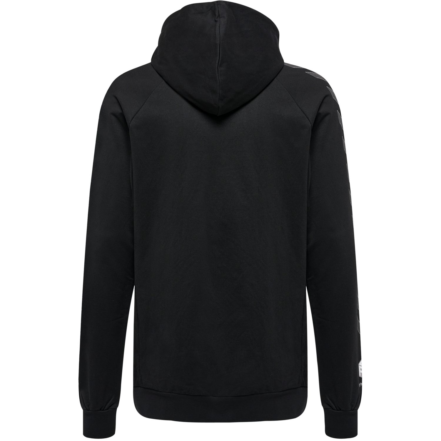 hmlMOVE GRID COTTON HOODIE, BLACK, packshot