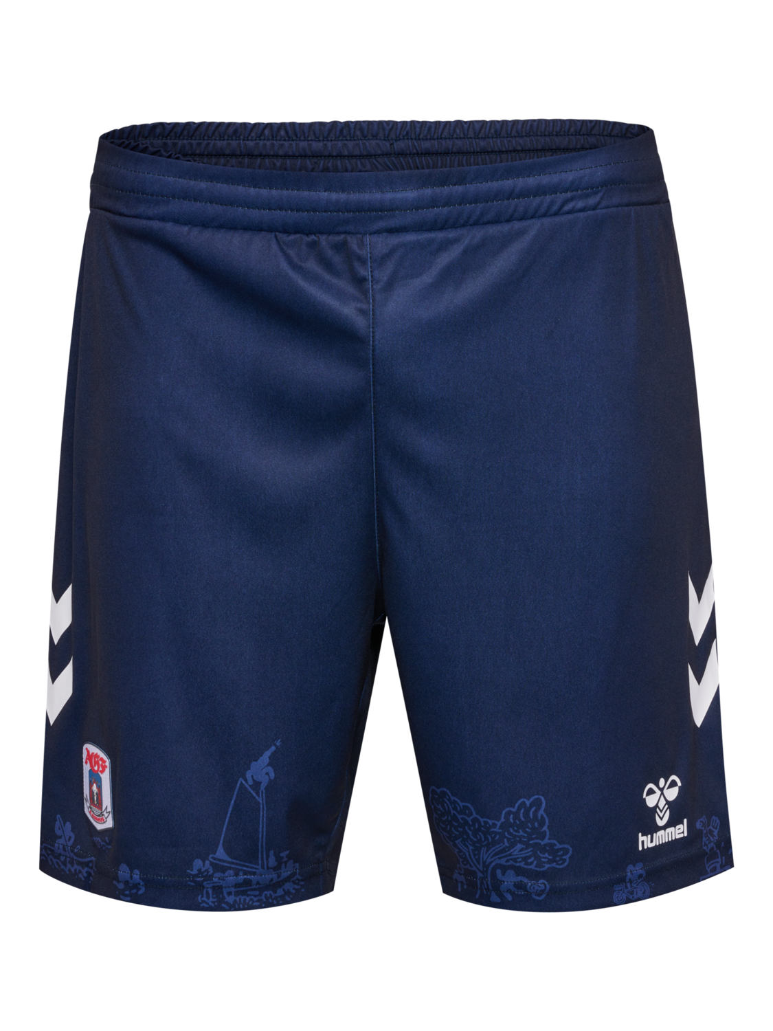 AGF 23/24 AWAY SHORTS KIDS, MARINE, packshot