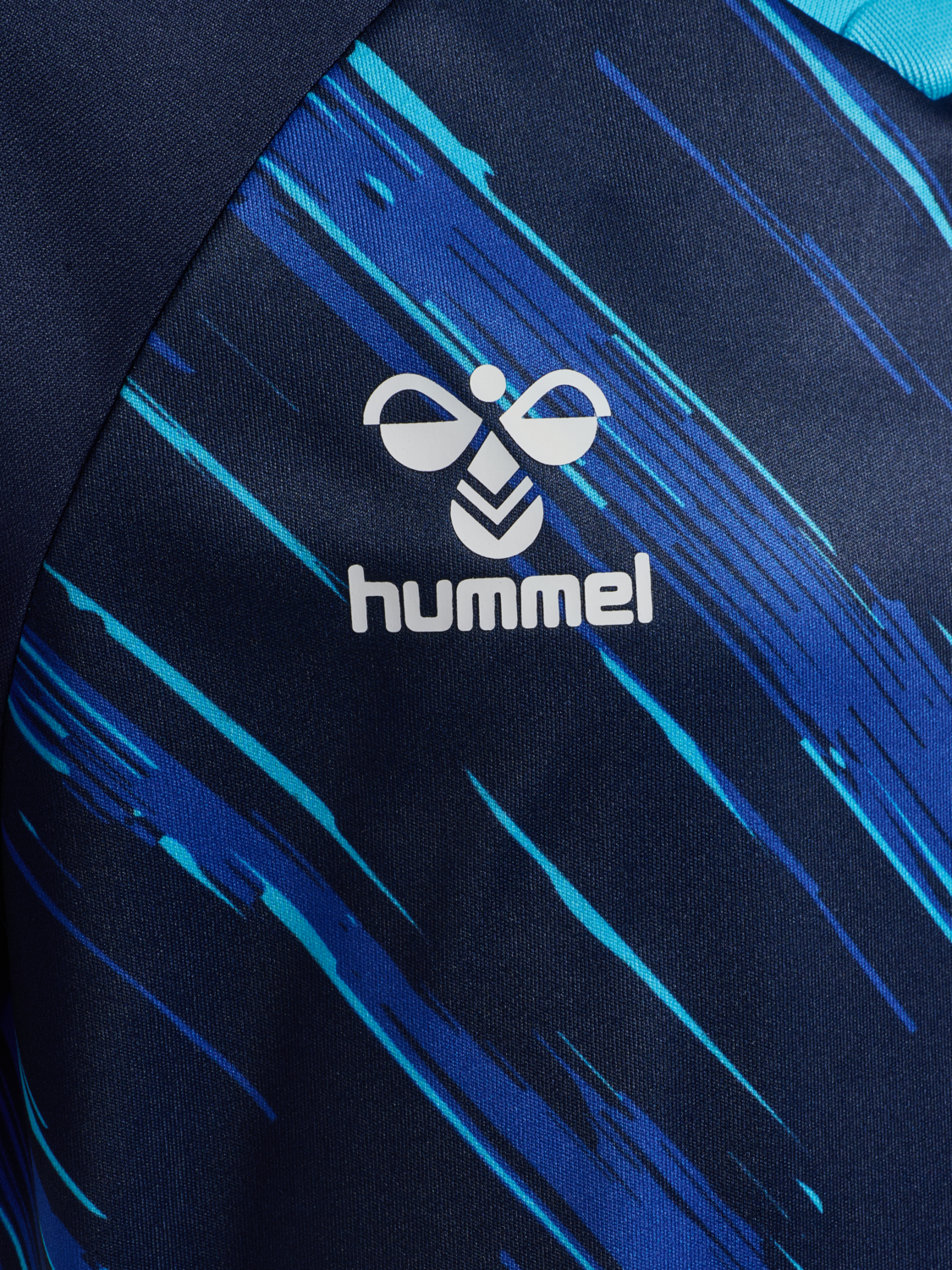hmlMATCH TRIUMPH JERSEY S/S KIDS, MARINE/AQUARIUS, packshot