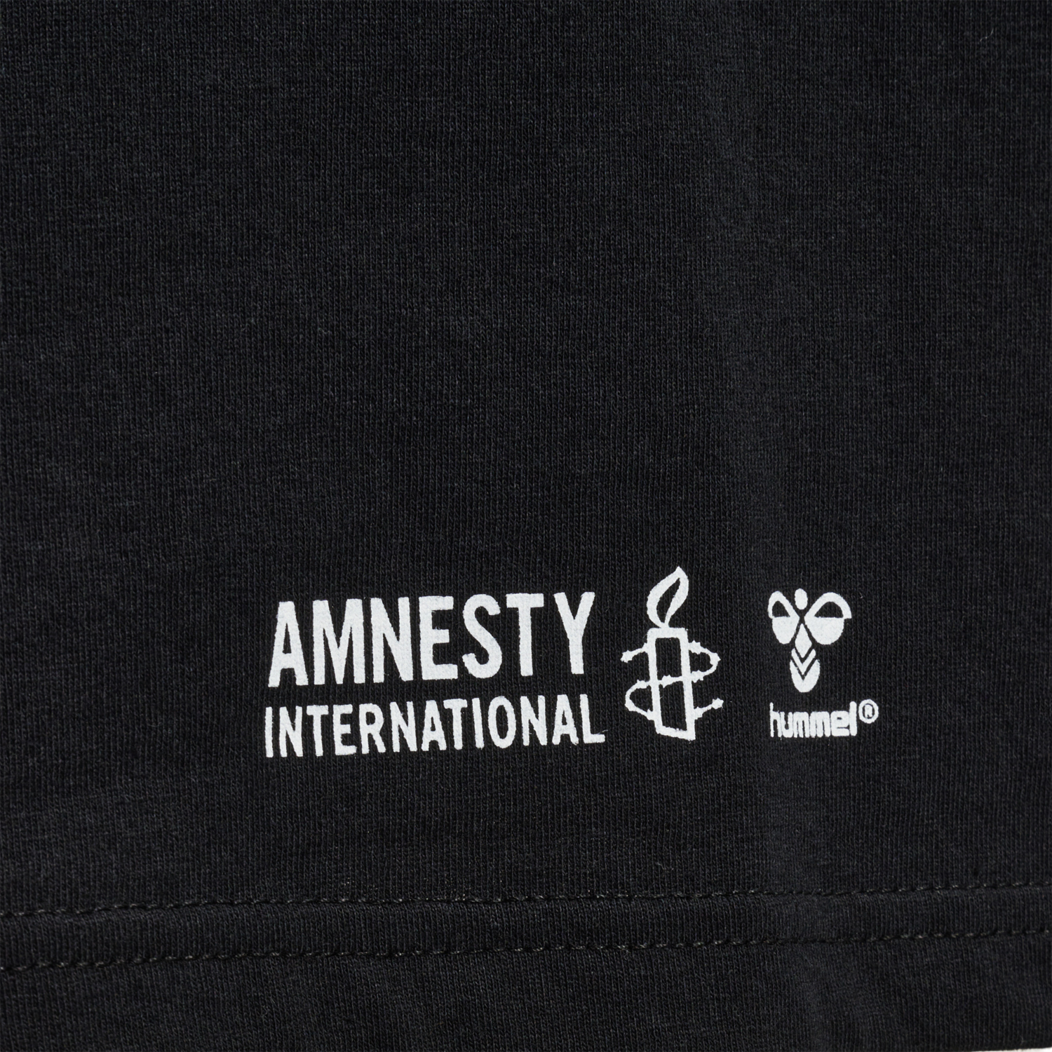 hmlAMNESTY T-SHIRT, BLACK, packshot