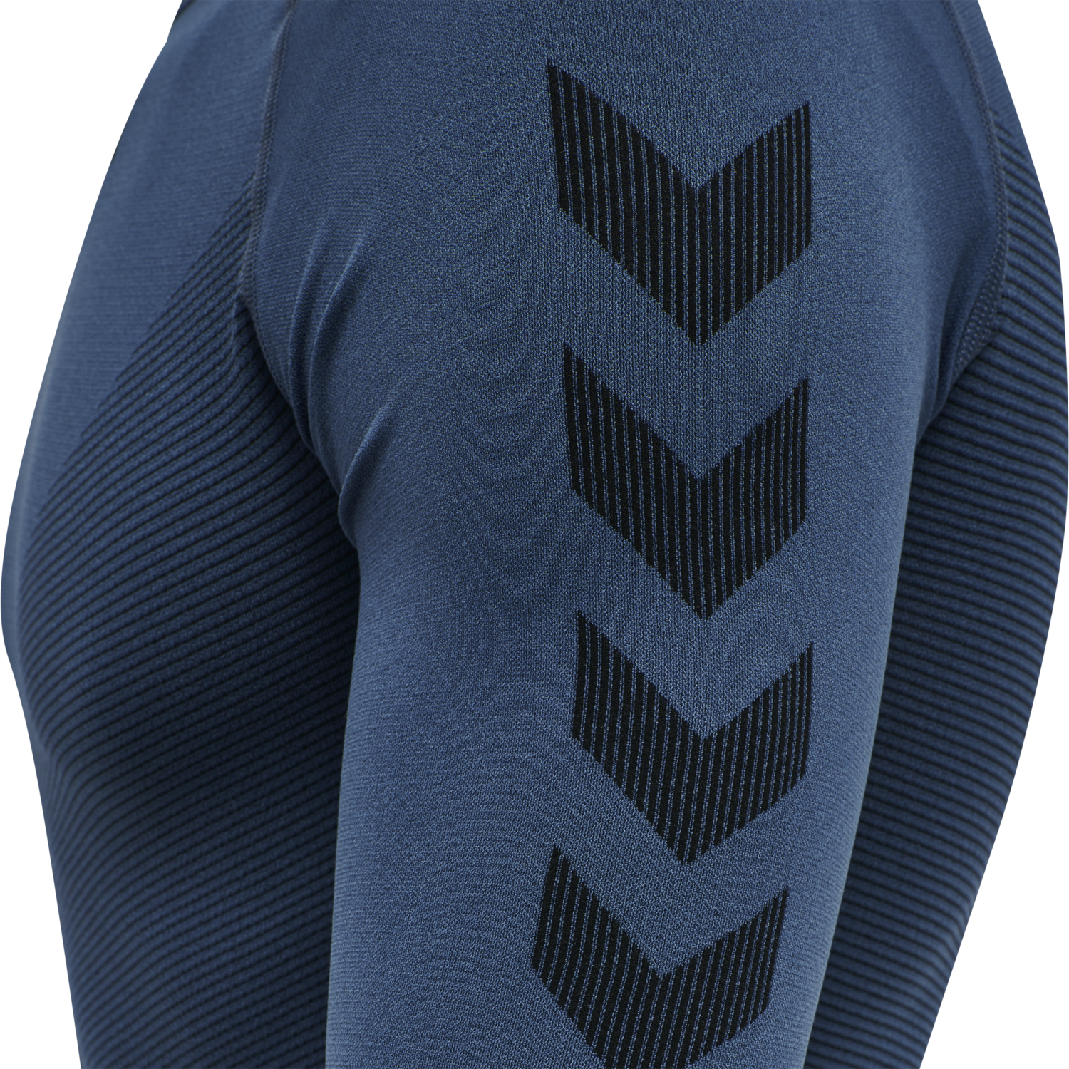 HUMMEL FIRST SEAMLESS JERSEY L/S , DARK DENIM, packshot