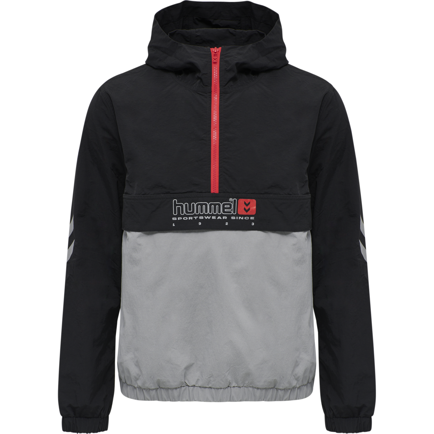 hmlLGC MUSA WOV HALFZIP JACKET, BLACK, packshot