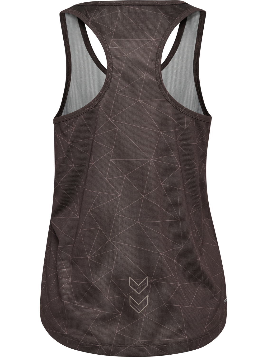 hmlCOURT AOP LIGHT WEIGHT TANKTOP W, TURKISH COFFEE, packshot