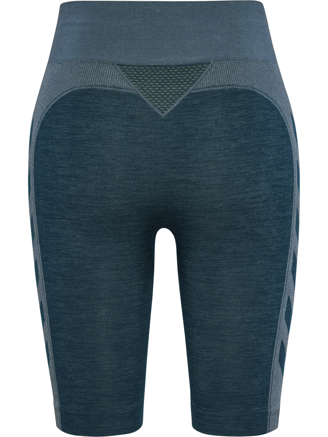 hmlCLEA SEAMLESS CYCLING SHORTS, DARK SEA, packshot