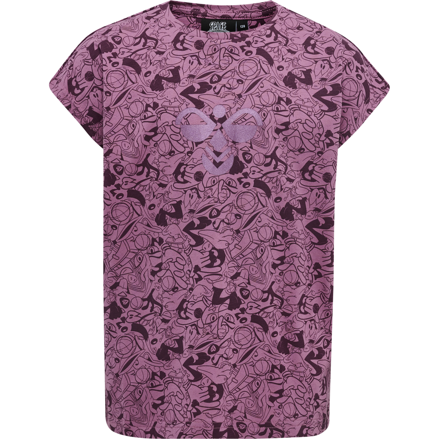 hmlSPACE JAM DIEZ T-SHIRT S/S, BORDEAUX, packshot