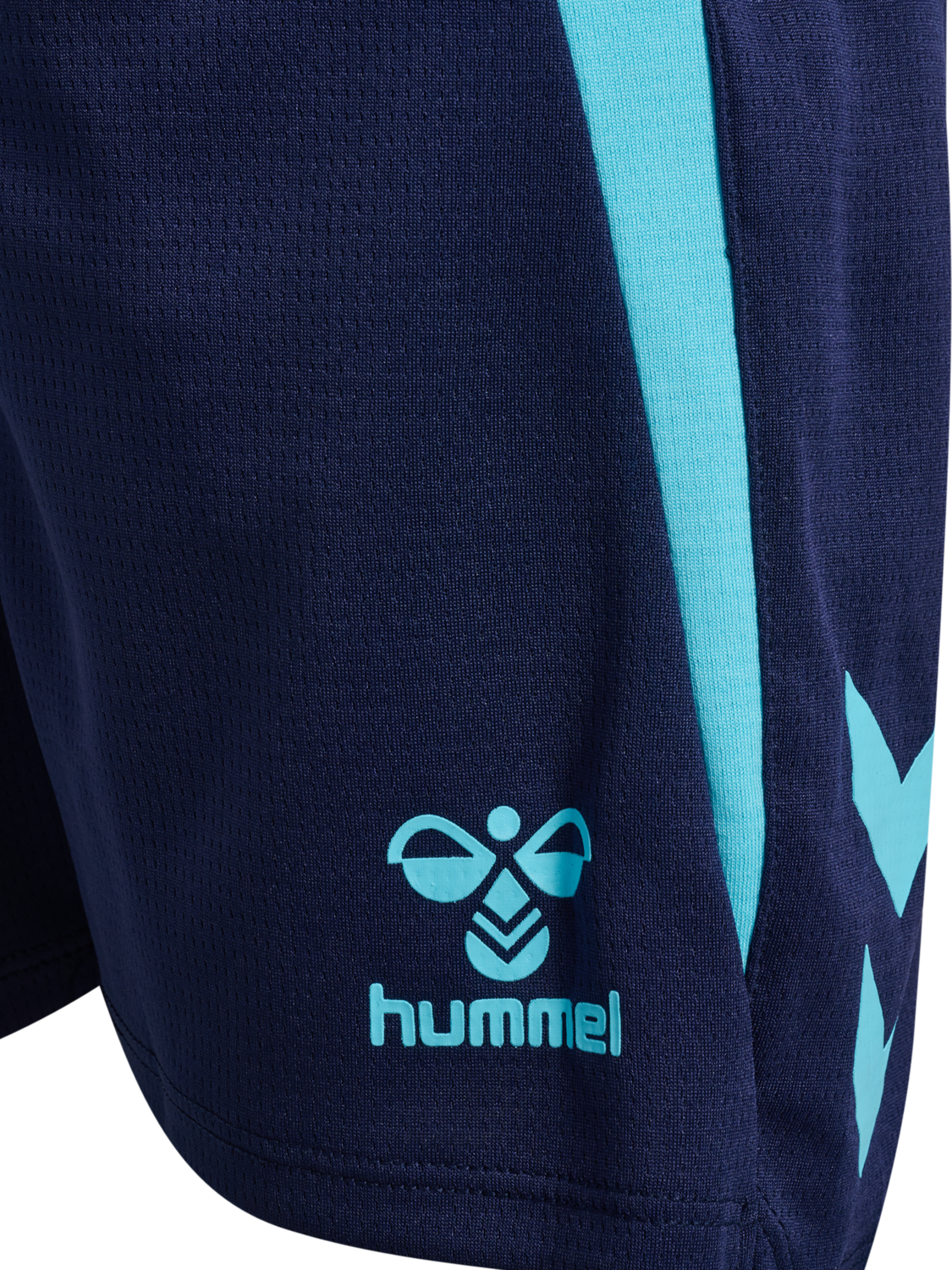 hmlLEAD 2.0 SHORTS KIDS, MARINE/BLUE FISH, packshot