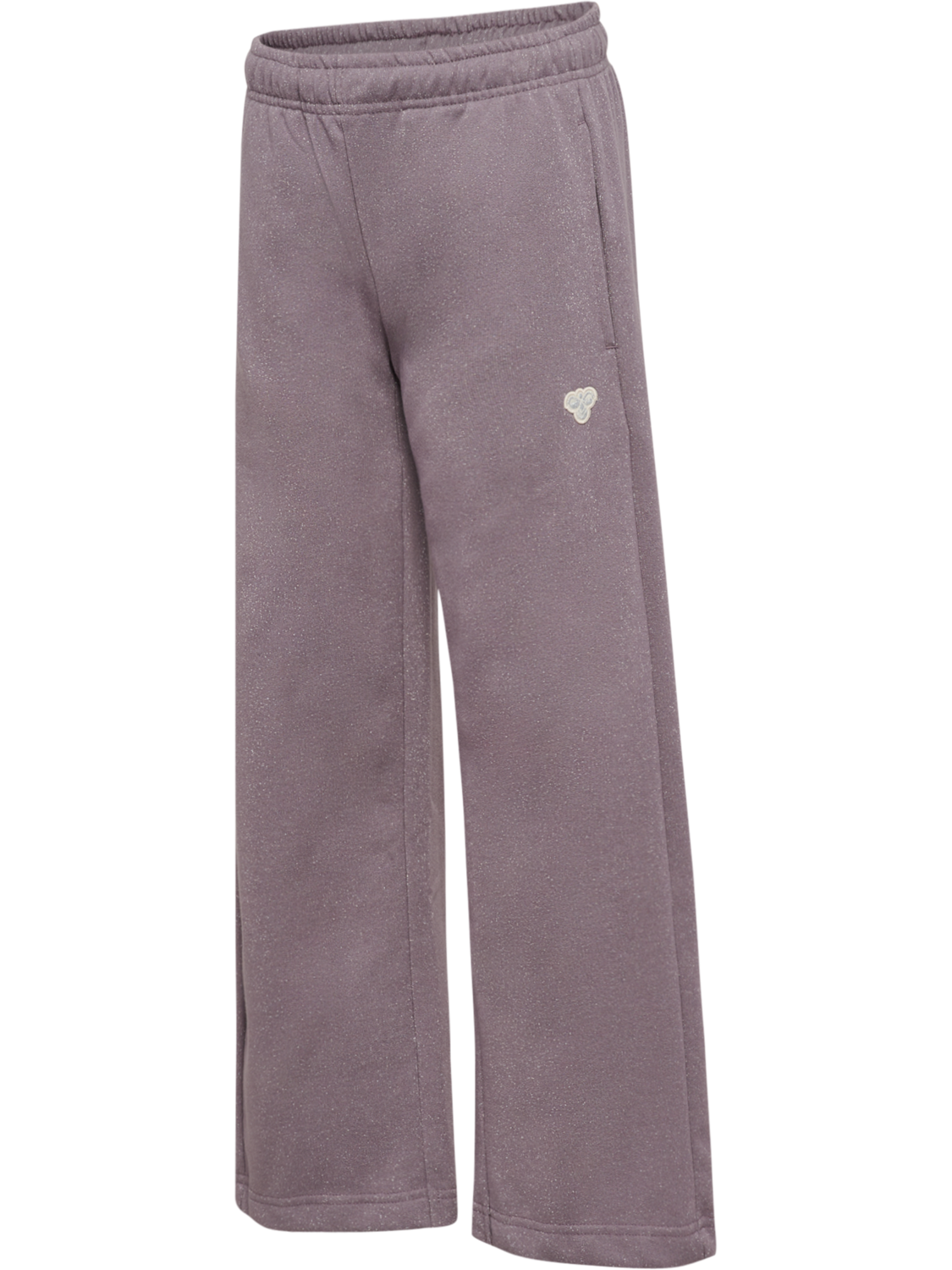 hmlJR LOOSE WL GLITTER PANTS BEE, GRAY RIDGE, packshot