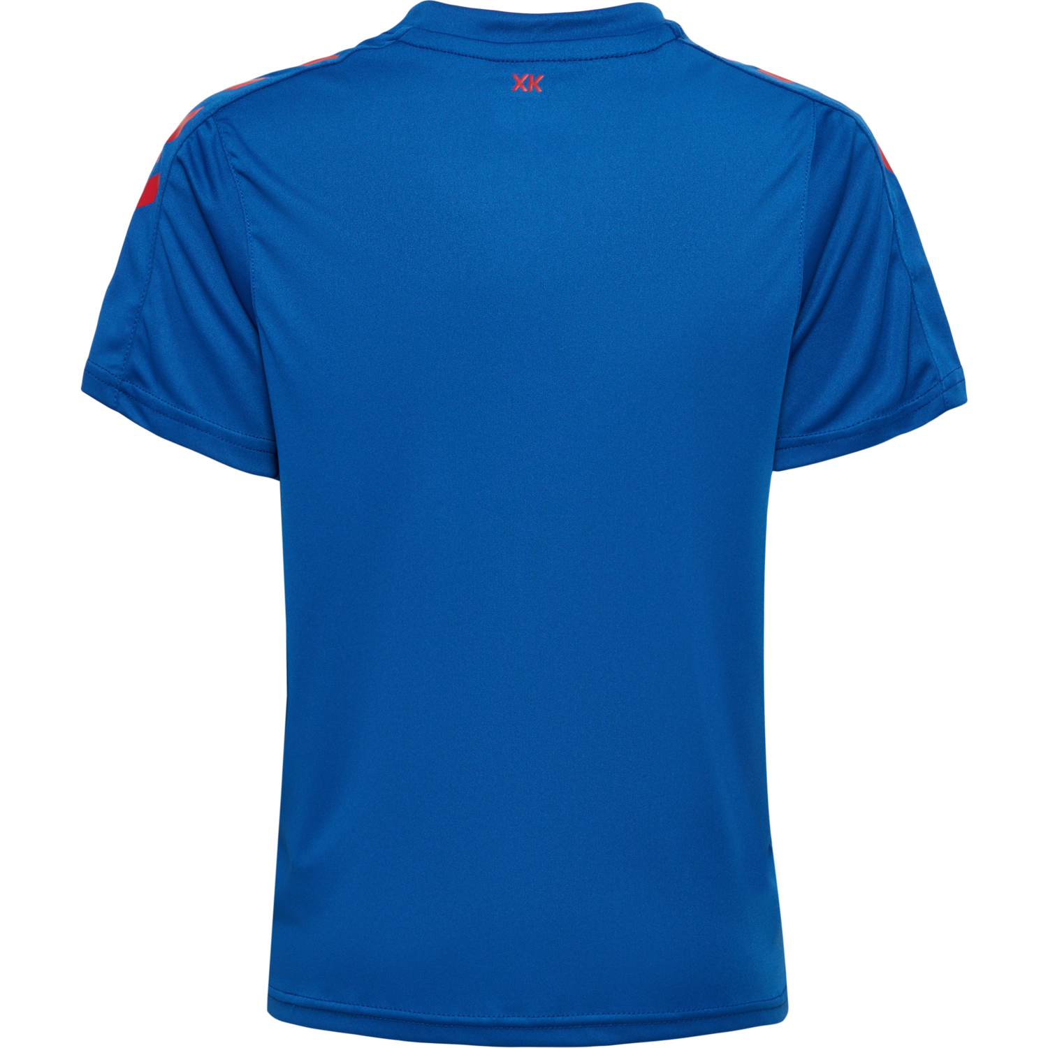 hmlCORE XK STRIPED JERSEY S/S KIDS, TRUE BLUE/TRUE RED, packshot