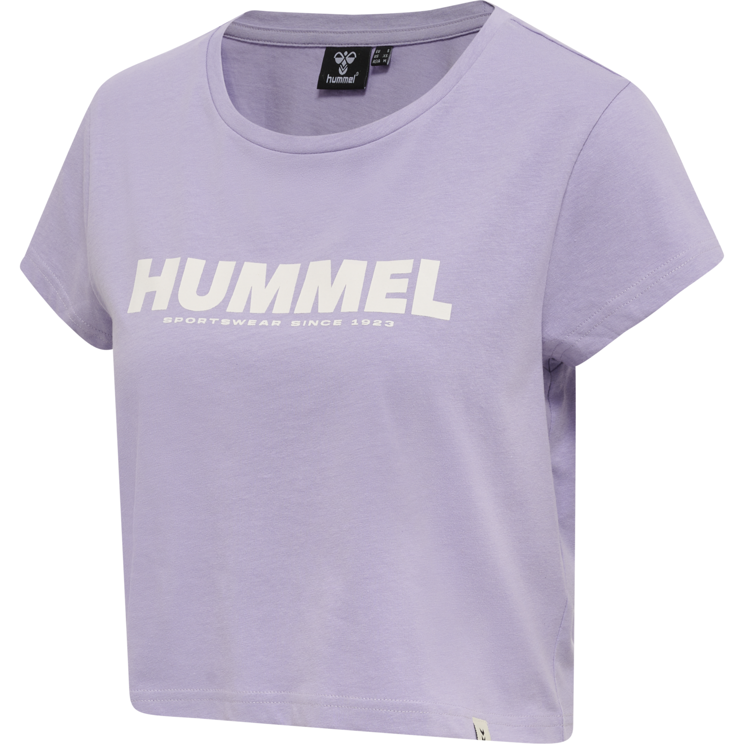 hmlLEGACY WOMAN CROPPED T-SHIRT, HEIRLOOM LILAC, packshot