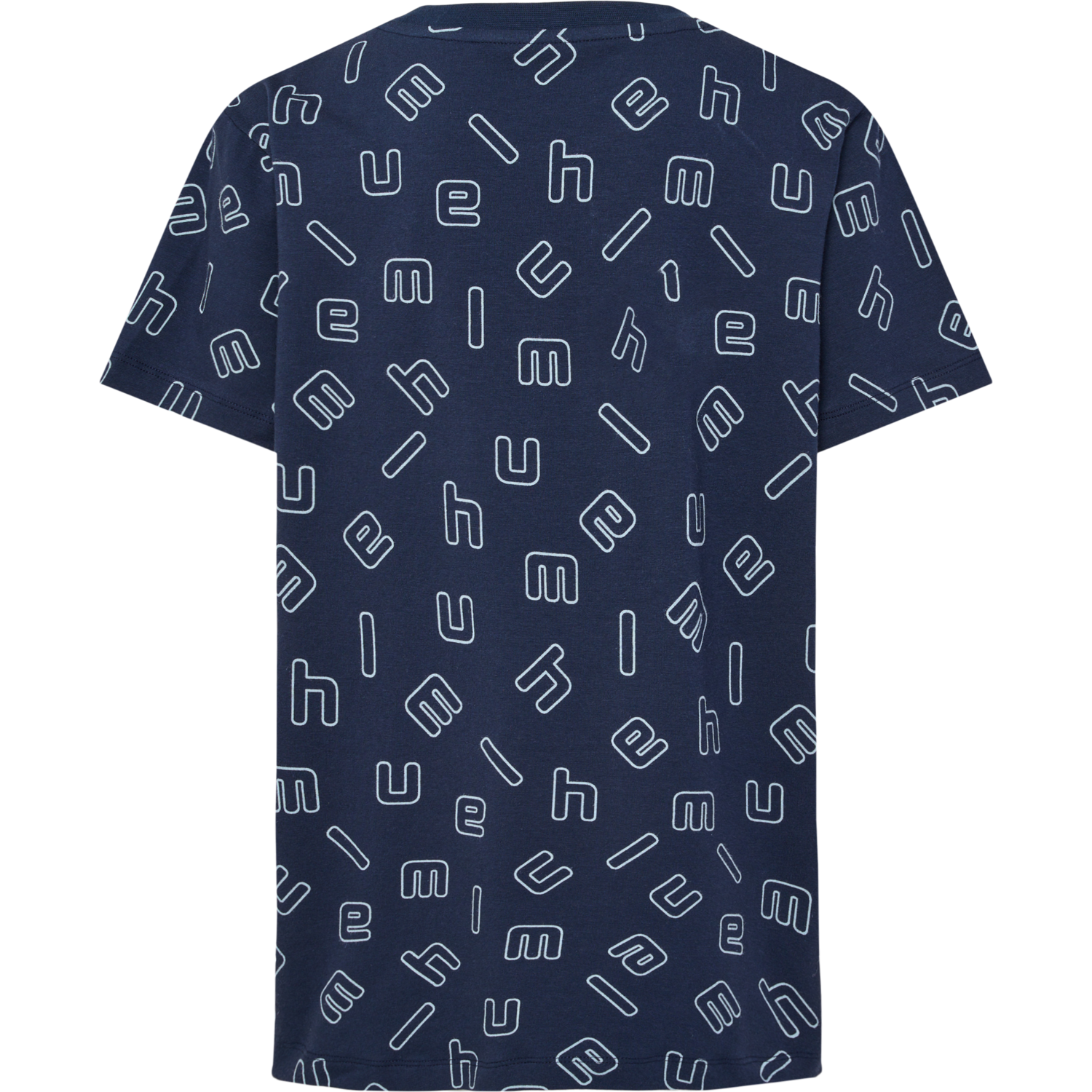 hmlFLOW AOP T-SHIRT S/S, BLACK IRIS, packshot