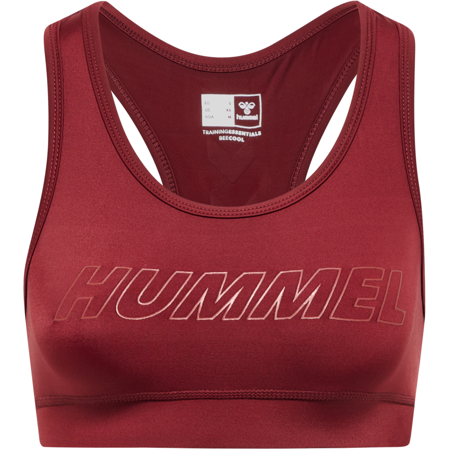 hmlTE TOLA SPORTS BRA, CABERNET, packshot