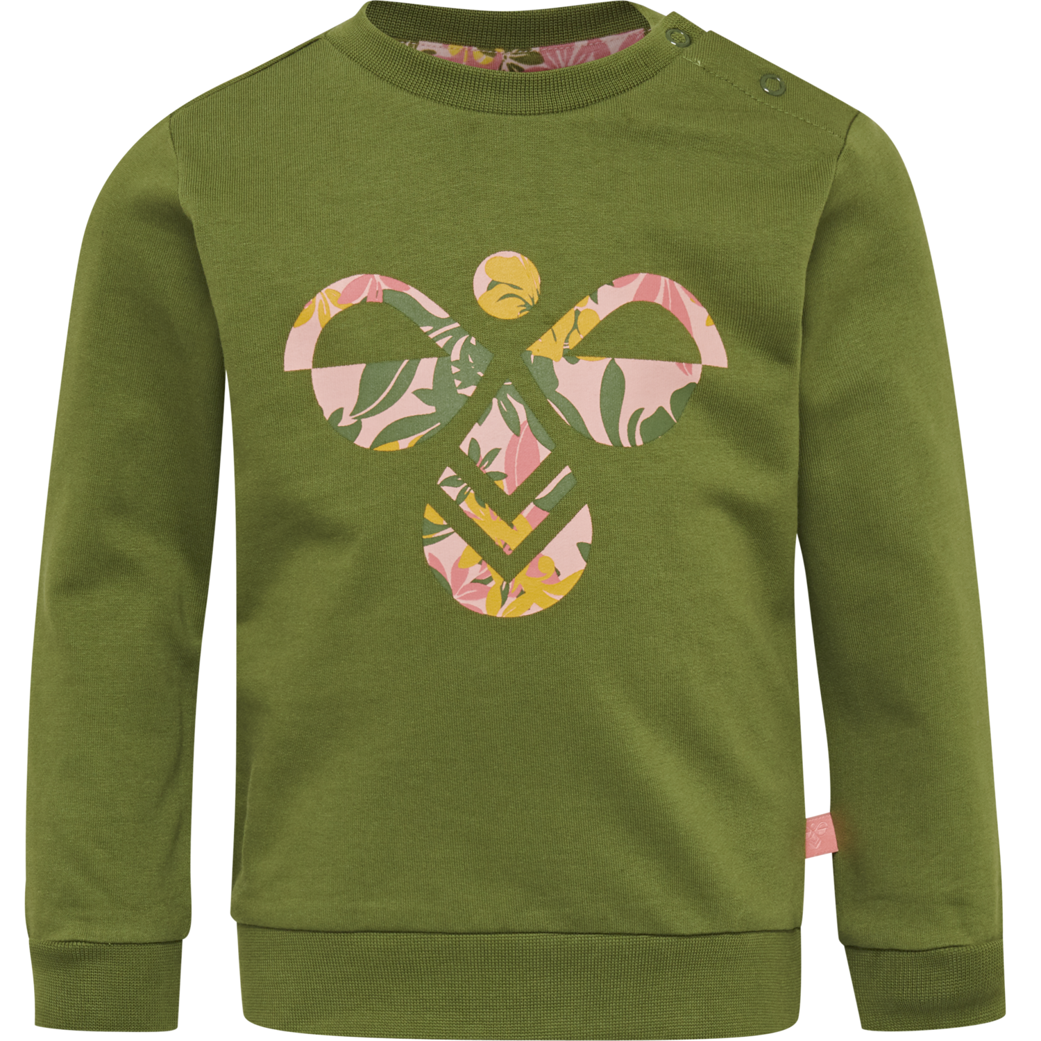 hmlLIME SWEATSHIRT, PESTO, packshot