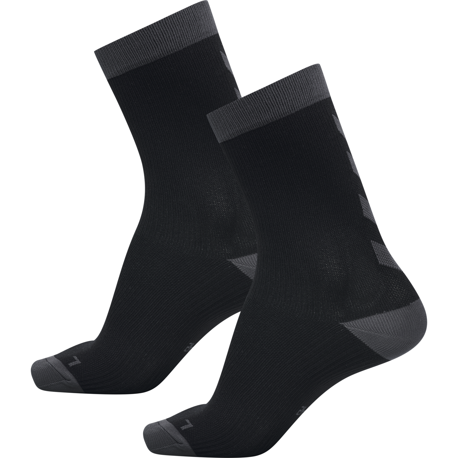 ELEMENT INDOOR SPORT SOCK 2 PACK, BLACK/ASPHALT, packshot