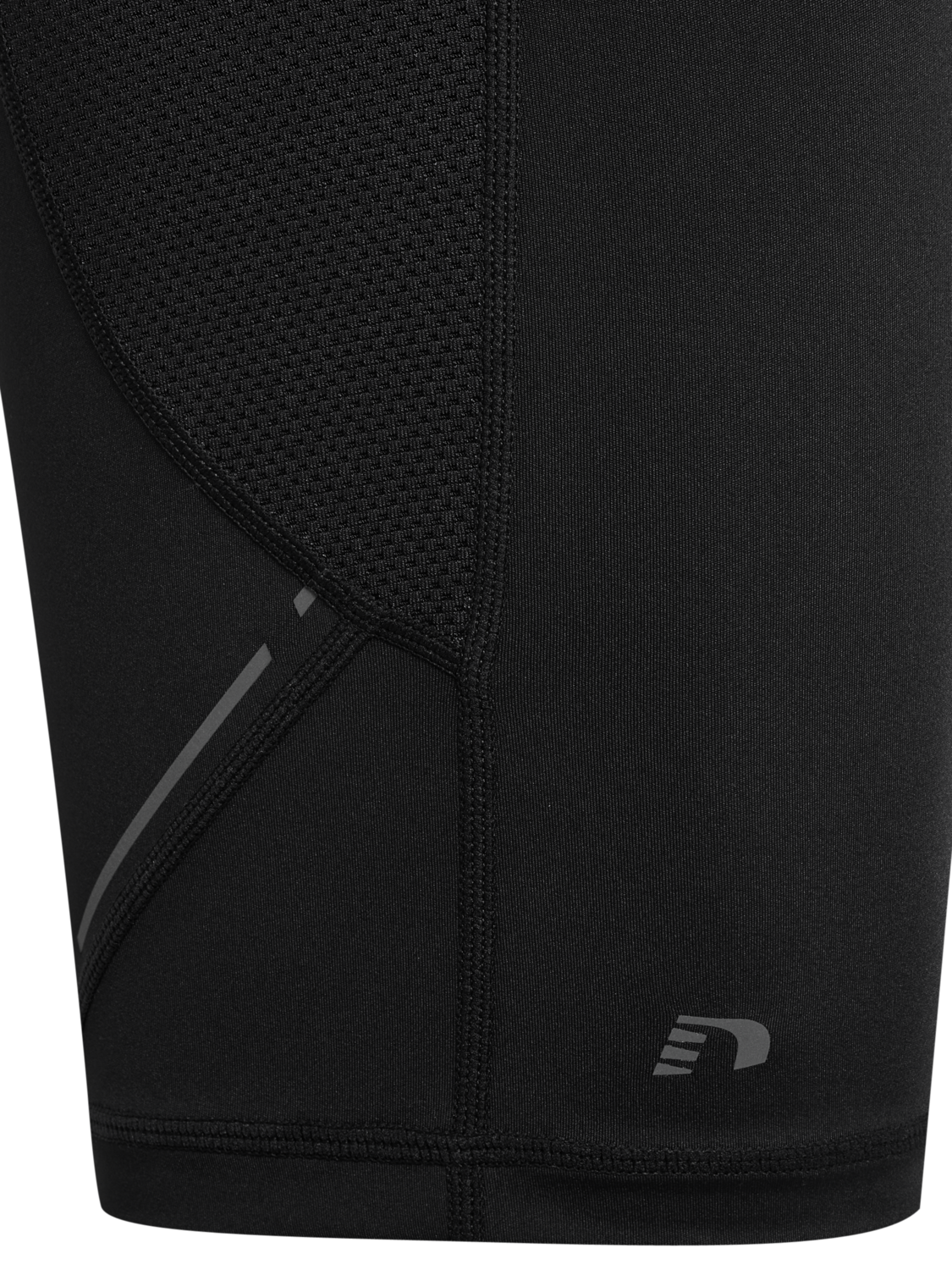 nwlRACE HW POCKET W SHORT TIGHTS, BLACK, packshot