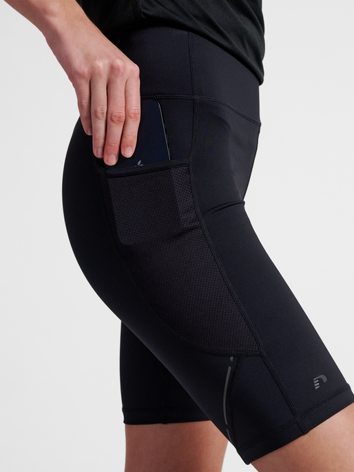 nwlRACE HW POCKET W SHORT TIGHTS, BLACK, model