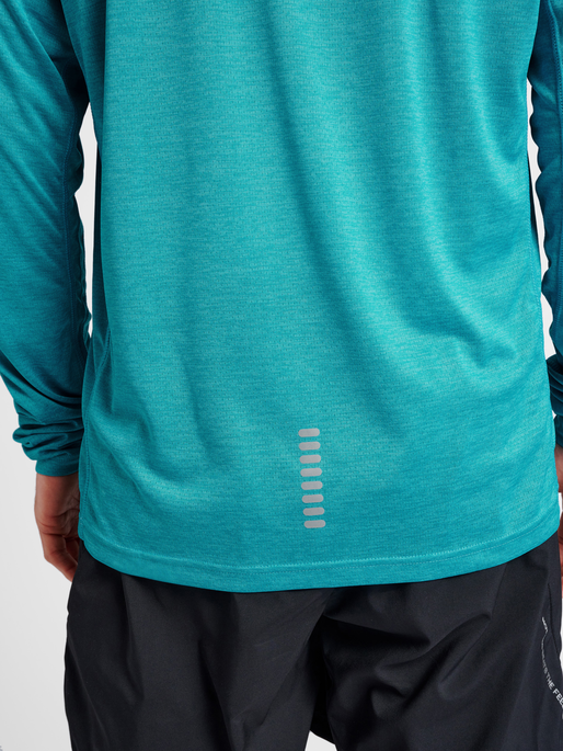 MEN RUNNING L/S, CAPRI BREEZE MELANGE, model
