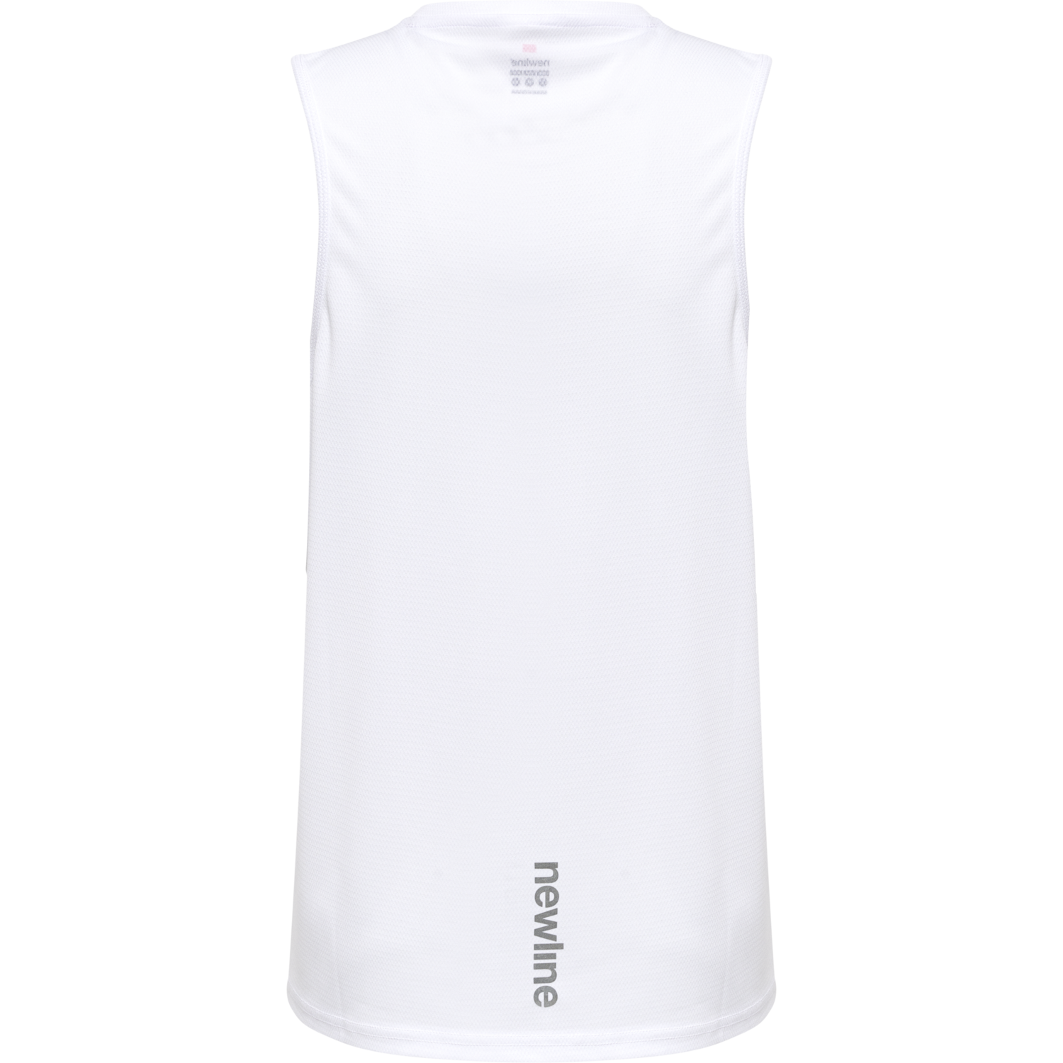 MEN CORE RUNNING SINGLET, WHITE, packshot