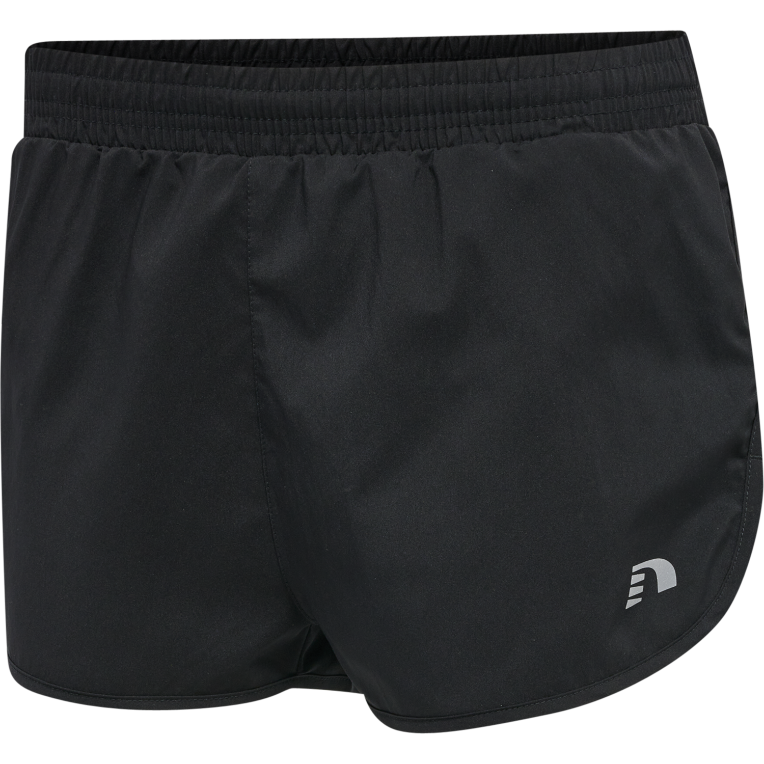 WOMEN CORE SPLIT SHORTS, BLACK, packshot