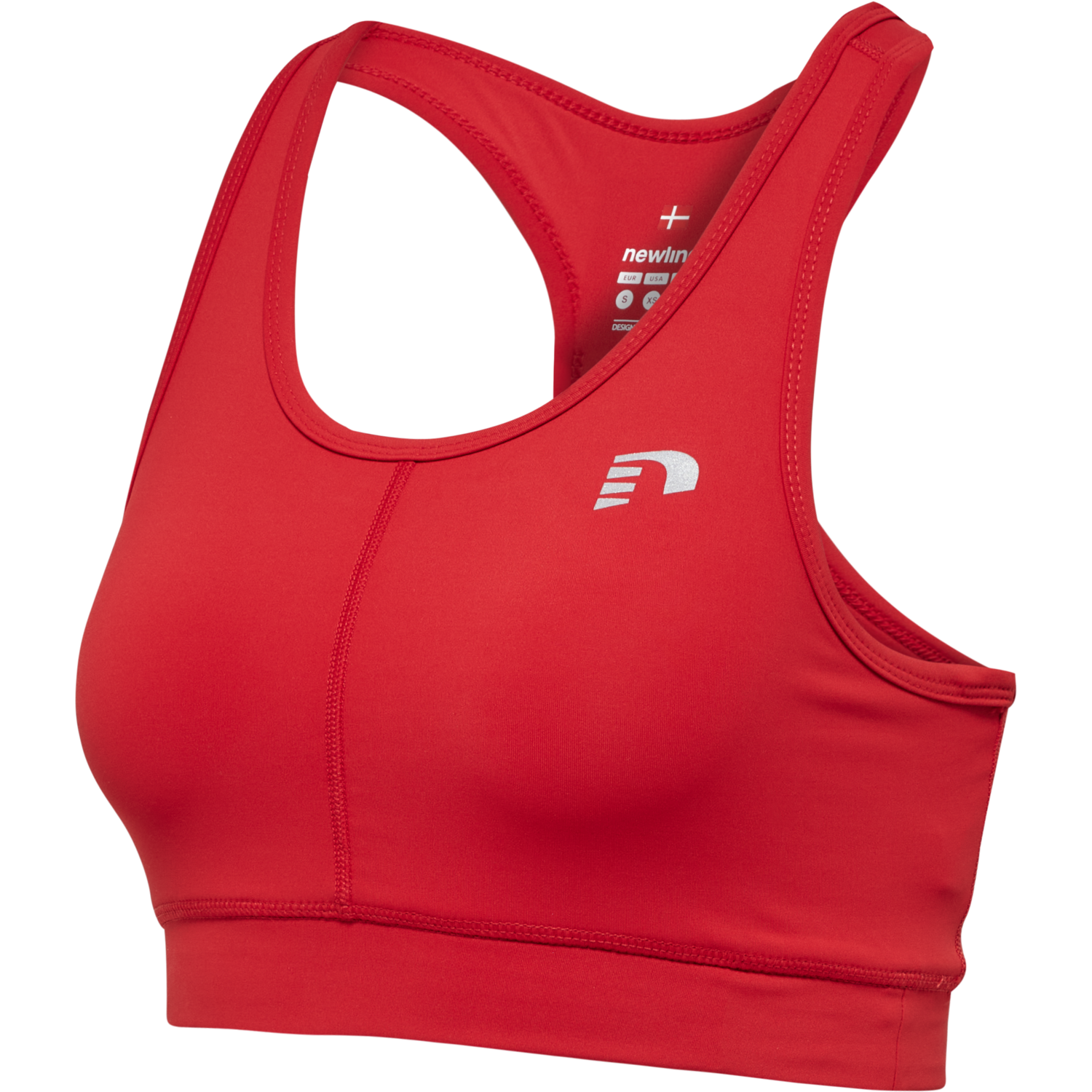 WOMEN CORE ATHLETIC TOP, TANGO RED, packshot