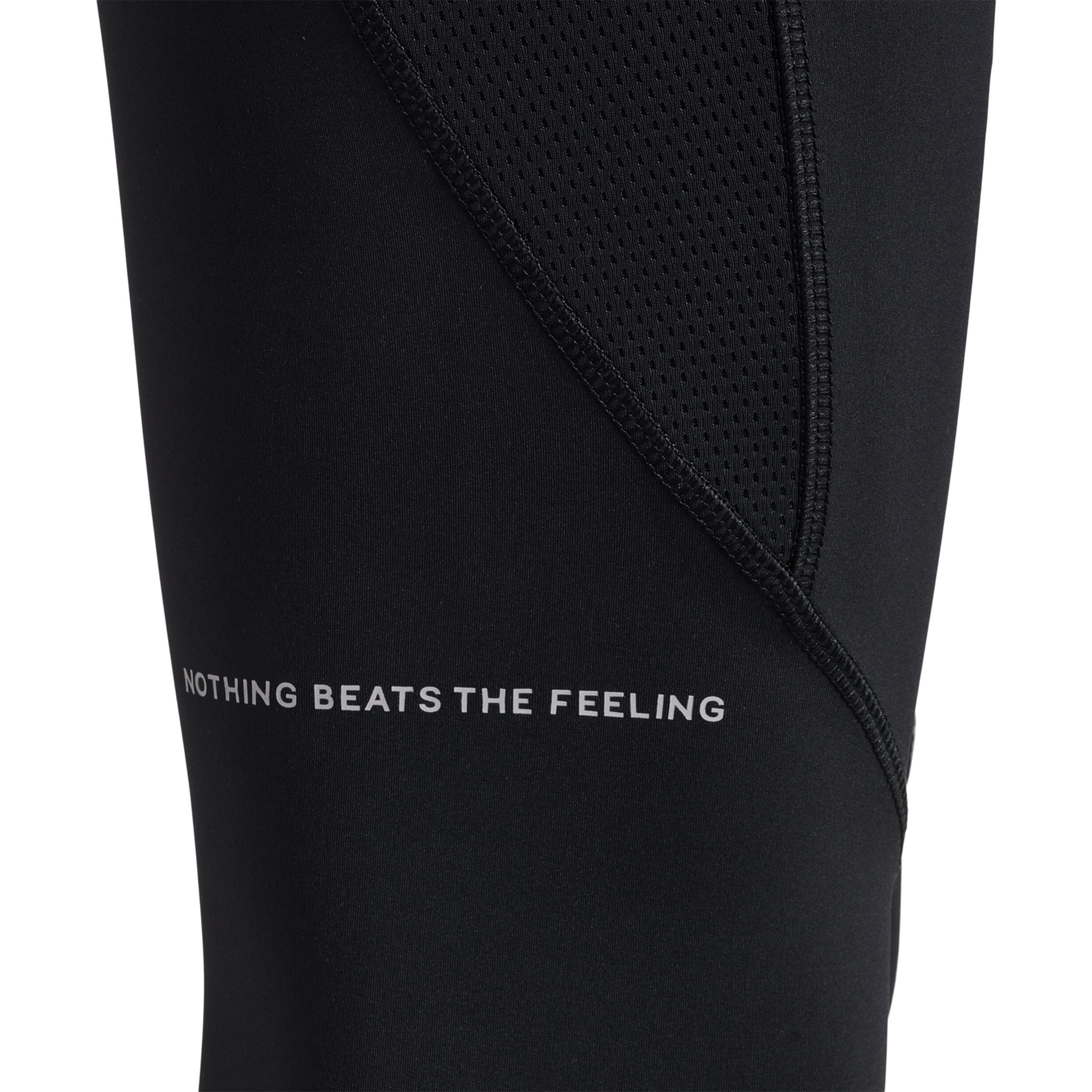 WOMEN HW LONG TIGHTS, BLACK, packshot