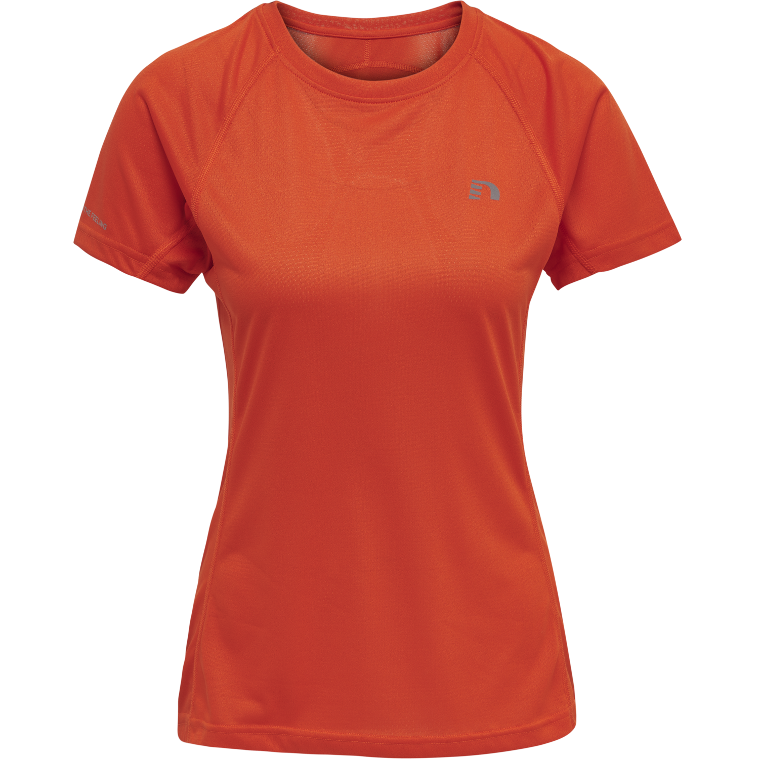 WOMEN RUNNING T-SHIRT S/S, SPICY ORANGE, packshot