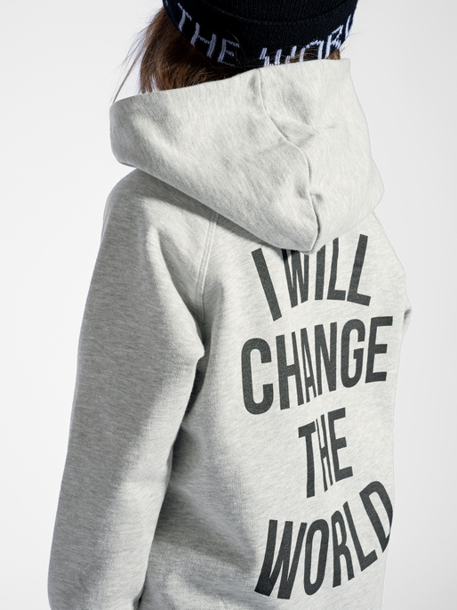 stmMONTERY HOODIE, GREY MELANGE, model