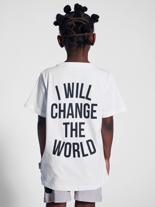 stmREVOLUTION T-SHIRT S/S, BRIGHT WHITE, model