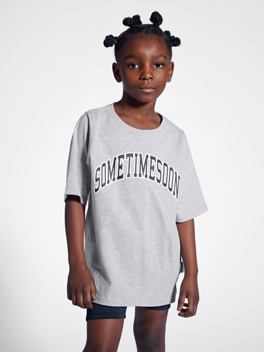 stsOCEAN T-SHIRT S/S, GREY MELANGE, model